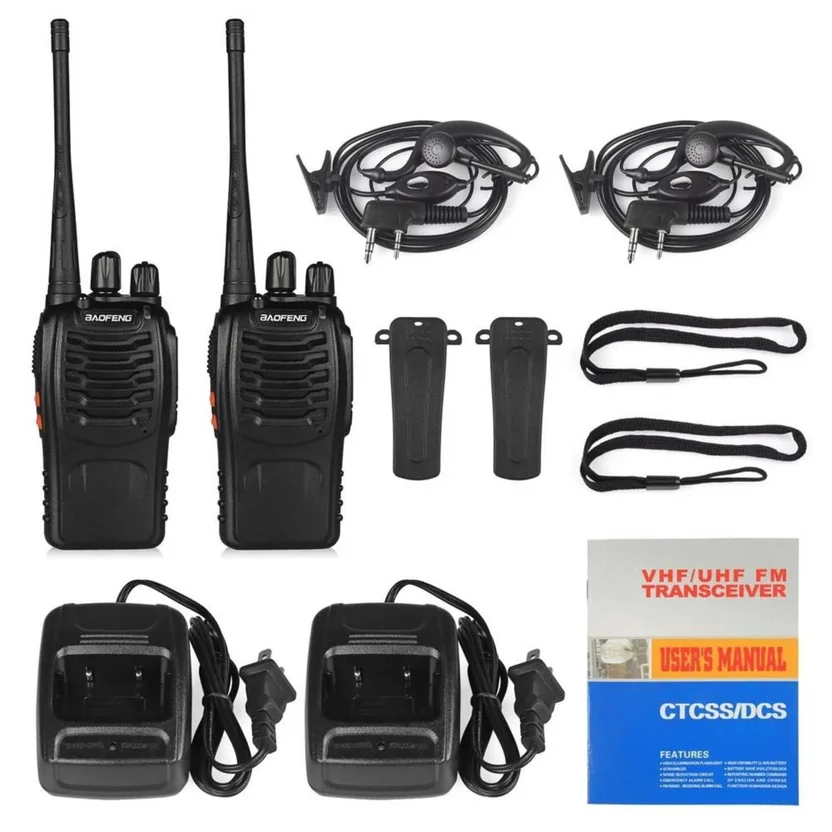 Radio Walkie Talkie BF-888S®